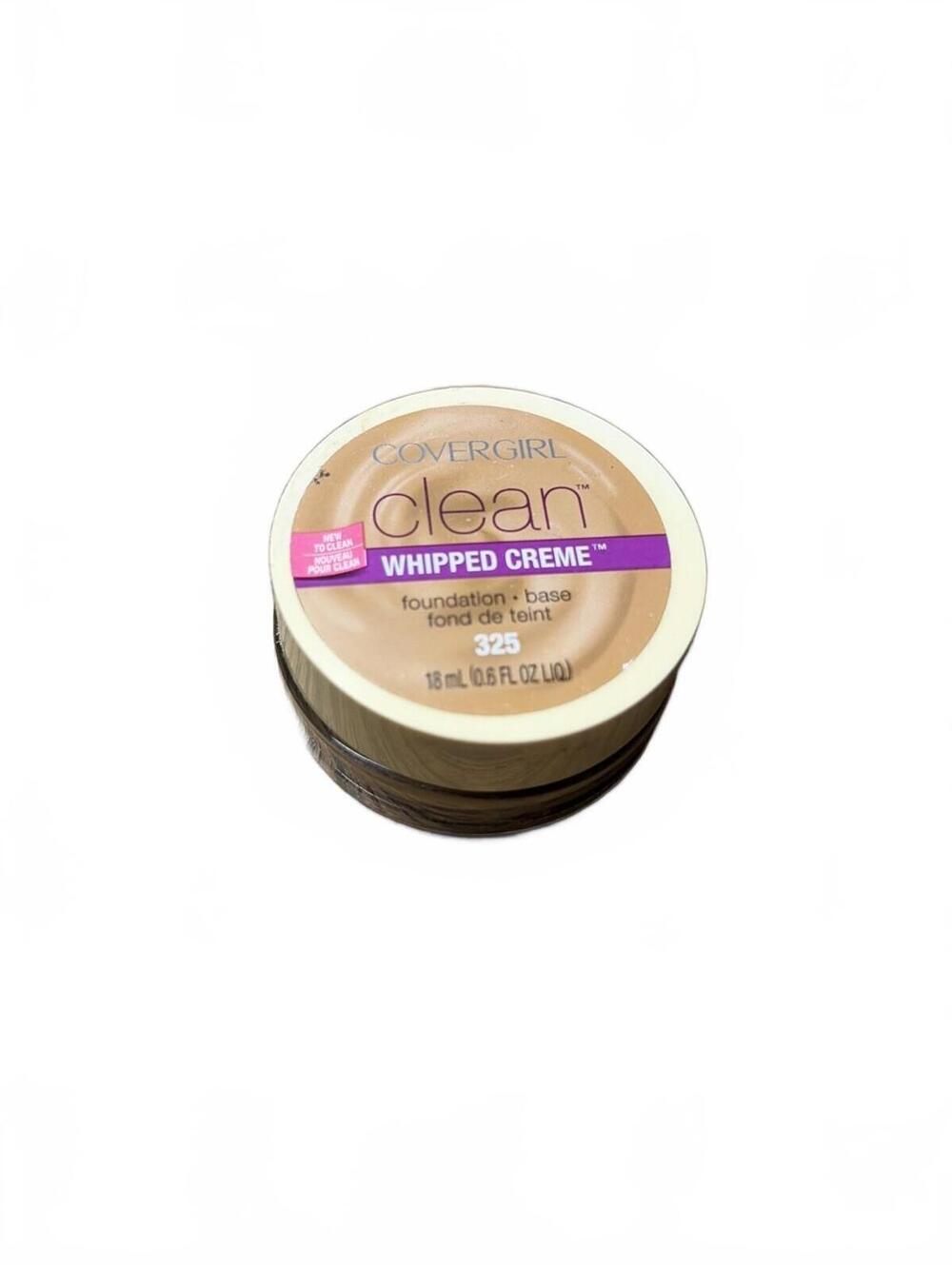 CoverGirl Clean Whipped Creme Foundation #325 BUFF BEIGE DISCONTINUED. New
